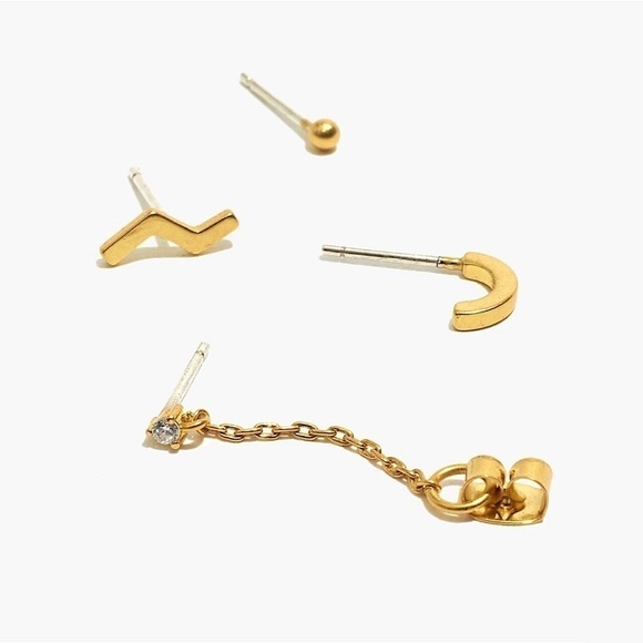 Madewell Zigzag Earring Set - Picture 1 of 8